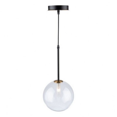 Artcraft Lighting Aurelia 1 - Light Pendant in  Matte Black/Brass