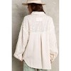 Women's Embroidered Texture Jacket - POL - 2 of 4