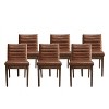 Christopher Knight Home Lancer Mid Century Modern Channel Stitch Dining Chairs (Set of 6) - 2 of 4