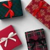 4pk Christmas Satin Ribbon Gift Packaging Accessories Red/Black/White - Wondershop™ - 2 of 3