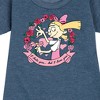 - Hey Arnold! - Valentine's I Love You Graphic Short Sleeve Fleece Dress - 2 of 4