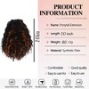 Alilang 10 Inch Short Curly Drawstring Ponytail Extension for Women Synthetic Clip-In Ponytail Hairpiece for Daily Use - 4 of 4