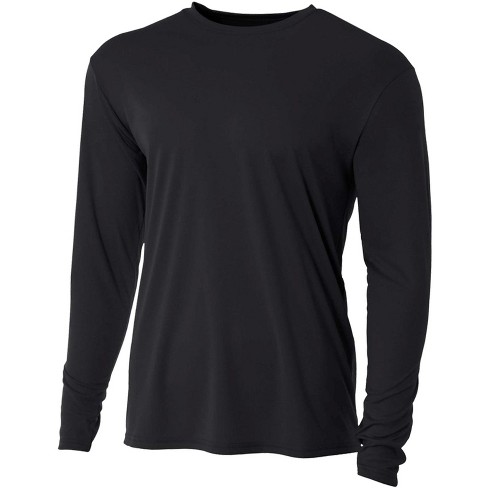 Hardcore mens long-sleeve UV sun protection T-shirt | Light weight loose  fitting quick-dry rash guard water shirt for swimming, fishing, hiking, and