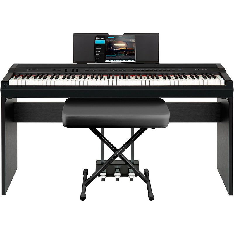 Williams Allegro IV In-Home Pack Digital Piano With Stand, Bench & Piano-Style Pedal, 4 of 7