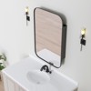 PexFix 36" x 24" Bathroom Cabinet with Mirror Stainless Steel Frame and 2 Adjustable Shelves Wall Medicine Cabinets Mirrors Rectangle Recessed Black - 4 of 4
