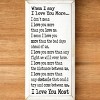 Slickblue Love You More Quote Wall Art, Solid Knotty Pine, Rustic Wood Sign, Farmhouse Style Decor, Color Options - 3 of 3