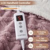 Heated Blanket Electric Throw, Soft Tufted Fasting Heating Blanket, Machine Washable Heated Throw Blanket, 10 Heating Levels, 10 Time Settings - 2 of 4