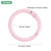 Unique Bargains Metal Spring O Rings Zinc Alloy Durable Multipurpose Lightweight Buckle - 3 of 4