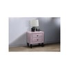 Poundex,2-Drawer Velvet Upholstered Nightstand - 4 of 4