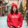 Simply Sage Market Women's Graphic Sweatshirt Embroidered Merry Christmas - 2 of 4