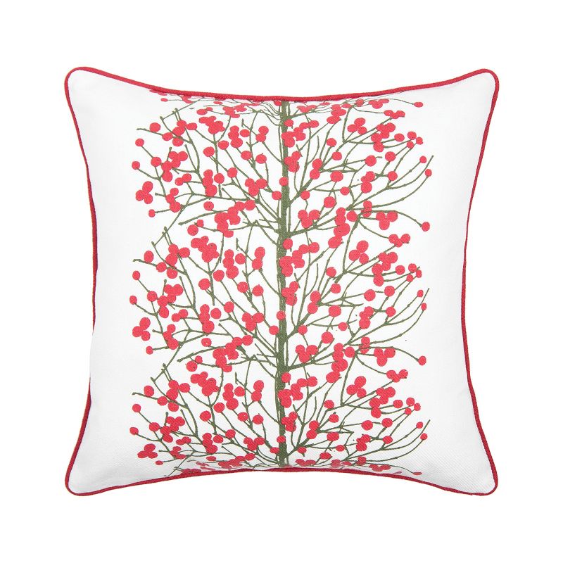 C&F Home 18" x 18" Berries Printed Throw Pillow, 1 of 5
