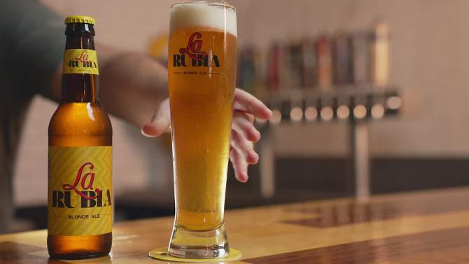 Wynwood La Rubia Blonde Ale Beer - 6pk/12 fl oz Bottles, 2 of 7, play video