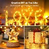 FAAYFIAN 33 ft 100-LED Plug-In Fairy String Lights, Warm White Silver Wire Indoor Christmas Starry Lights - 3 of 4