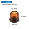Unique Bargains Elastic Soft Chair Leg Protect Non-Slip Silicone Floor Pads 16 Pcs - 2 of 3