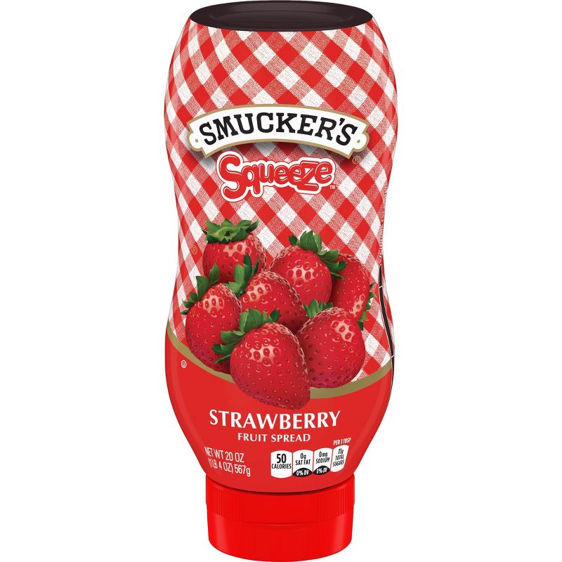 Smucker&#39;s Squeeze Strawberry Fruit Spread - 20oz, 1 of 7