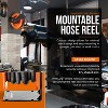 SuperHandy Industrial Retractable Air Hose Reel (Upgraded Design) - 3/8" x  50'FT, 1/4" NPT Connections, Single Arm - 2 of 4