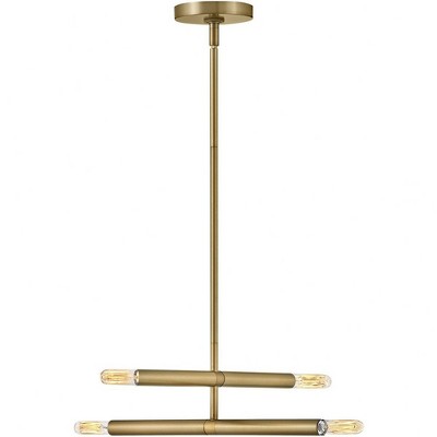 Millie Black Mid-Century Modern 4-Light Pendant