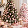 24 Pack Pink Christmas Ball Ornaments 2 36 Inch Shatter Resistant ...