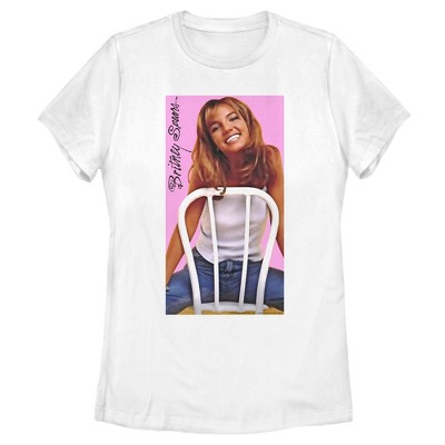 Women's Britney Spears One More Time Album Cover T-shirt - White ...