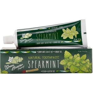 The Green Beaver Company Natural Toothpaste Spearmint, 2.5 Oz - 1 of 1