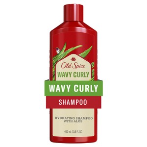 Old Spice Wavy Curly Shampoo with Aloe & Avocado Oil for Men - 13.5 fl oz - 1 of 4