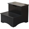 Kings Brand Furniture Joshua Wooden Stool for Adults and Kids with Storage for Bedroom, Kitchen Bathroom, Steps for High Beds - 4 of 4