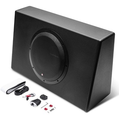 Rockford Fosgate P300-12T Punch 8 Inch 300 Watt Powered Ported Subwoofer Enclosure Truck Audio System