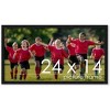 PosterPalooza | Simple Black Picture Frame - UV Acrylic, Backing Board, Hanging Hardware Included - 2 of 4