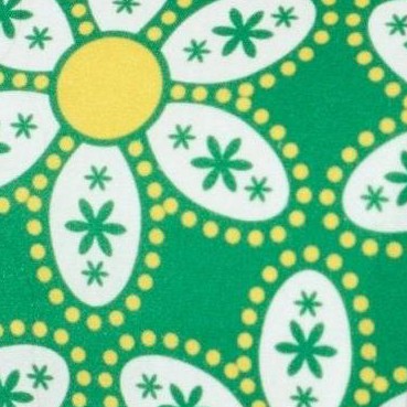 green & yellow daisies