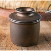 Butter Bell® Crock - Matte Bronze Reactive Glaze Ceramic Butter Keeper, One-of-a-Kind Butter Dish for Spreadable Butter Without Refrigeration - 3 of 4
