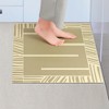 Unique Bargains Abstract Geometric Pattern Waterproof Non-Slip Kitchen Rugs - 2 of 4
