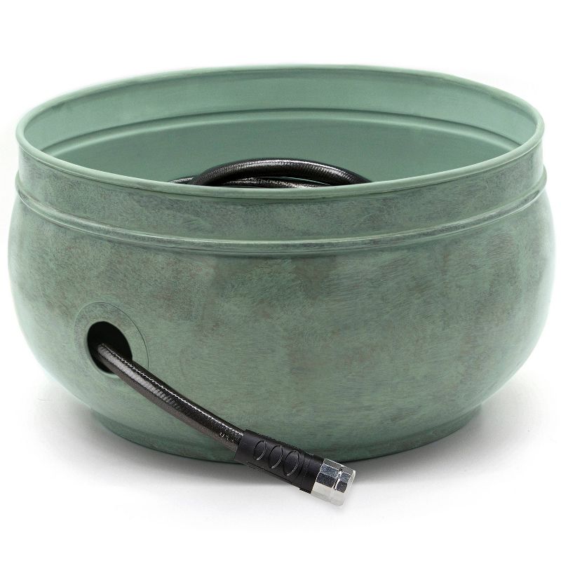 Brass Sonoma Hose Pot - Green - Good Directions, 5 of 8
