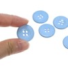 Unique Bargains Resin Craft DIY Round Flat 4-Hole Replacement Sewing Buttons 10 Pcs - 4 of 4