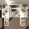 Accent Vanity Table Modern with Flip-Top Mirror and Hidden Organizer for Bedroom or Home Office 33" Wide - 3irtyhousy - 3 of 4