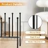 2-Tier Free-Standing Tall Boots Rack£¬Metal Shoe Racks Storage Fit for 6 Pairs Boot - 4 of 4