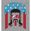 Americana Merica Mustached Man Adult Long Sleeve Hoodie - 2 of 2