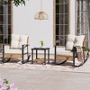 LAUSAINT HOME 3 Pieces Rocking Bistro Set - 2 of 4