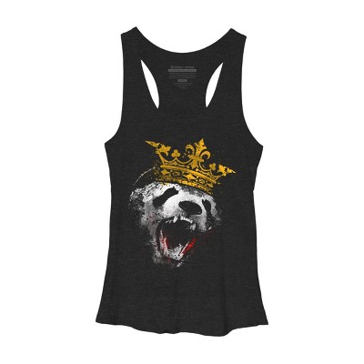 Women's Design By Humans King Panda By clingcling Racerback Tank Top