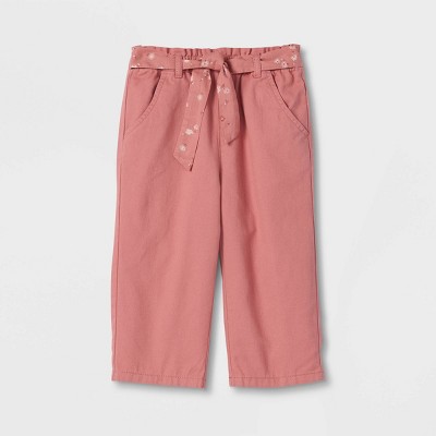 OshKosh B'gosh Toddler Girls' Wide Leg Pants - Dark Pink