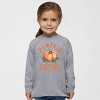 The Juniper Shop Pumpkin Festival Gourd Vibes Toddler Long Sleeve Tee - 5/6T - Heather Grey - 3 of 4