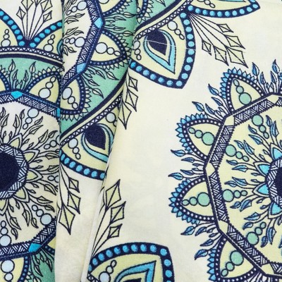 Ashley Green Mandala Pattern Full Microfiber Sheet Set