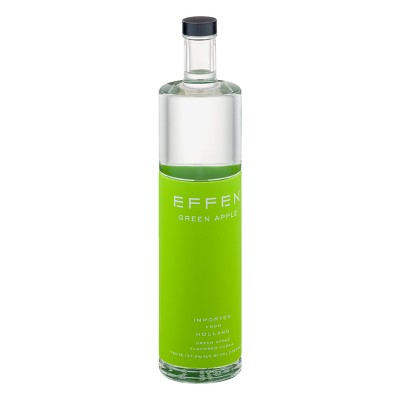 Effen Green Apple Flavored Vodka - 750ml Bottle