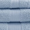 6Pcs 100% Organic Cotton Solid Color Bath Towel Set, Heavy Weight Ultra Soft and Absorbent Bath Towel - 3 of 4