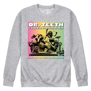 Men's - Disney - Dr. Teeth & The Electric Mayhem Band Graphic Fleece Sweatshirt - 1 of 4