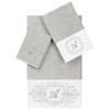 Linum Home Textiles 100% Turkish Cotton MONICA 3PC Embellished Towel Set - 2 of 4