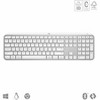Logitech MX Keys S Wireless Keyboard, Low Profile, Fluid Precise Quiet Typing, USB C Rechargeable, Pale Gray - Programmable Keys, Backlighting - 2 of 4