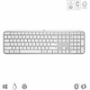 Logitech MX Keys S Wireless Keyboard, Low Profile, Fluid Precise Quiet Typing, USB C Rechargeable, Pale Gray - Programmable Keys, Backlighting - 2 of 4