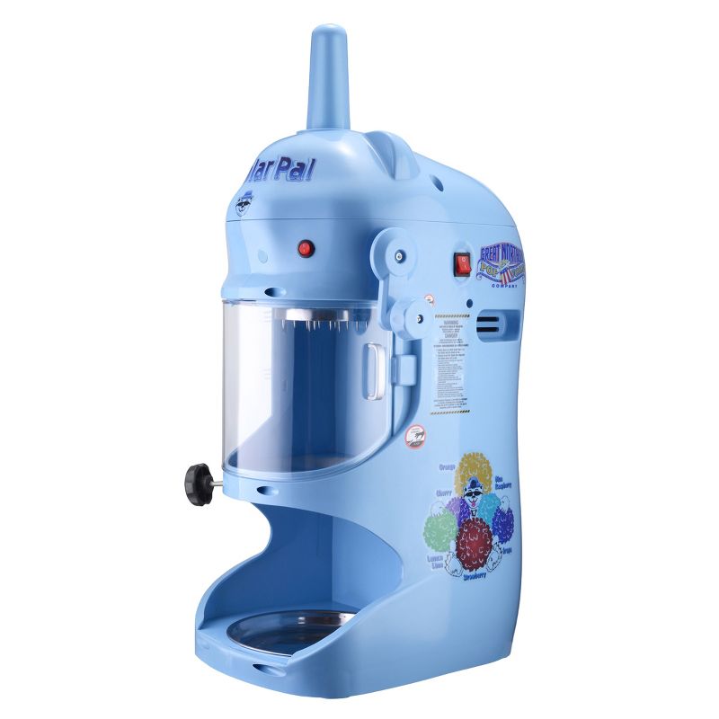 Great Northern Popcorn 3.5 lbs per minute Snow Cone Machine - 250W Ice Shaver Countertop Crushed Ice Maker - Blue, 5 of 12