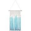 Aoibox Beach Wave Tassels Macrame Wall Hanging Boho Tapestry Art for Coastal Themed Living Room Bedroom Home Decor - 2 of 4