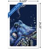 Trends International Snowtap - Octopus Photobomb Framed Wall Poster Prints - 3 of 4